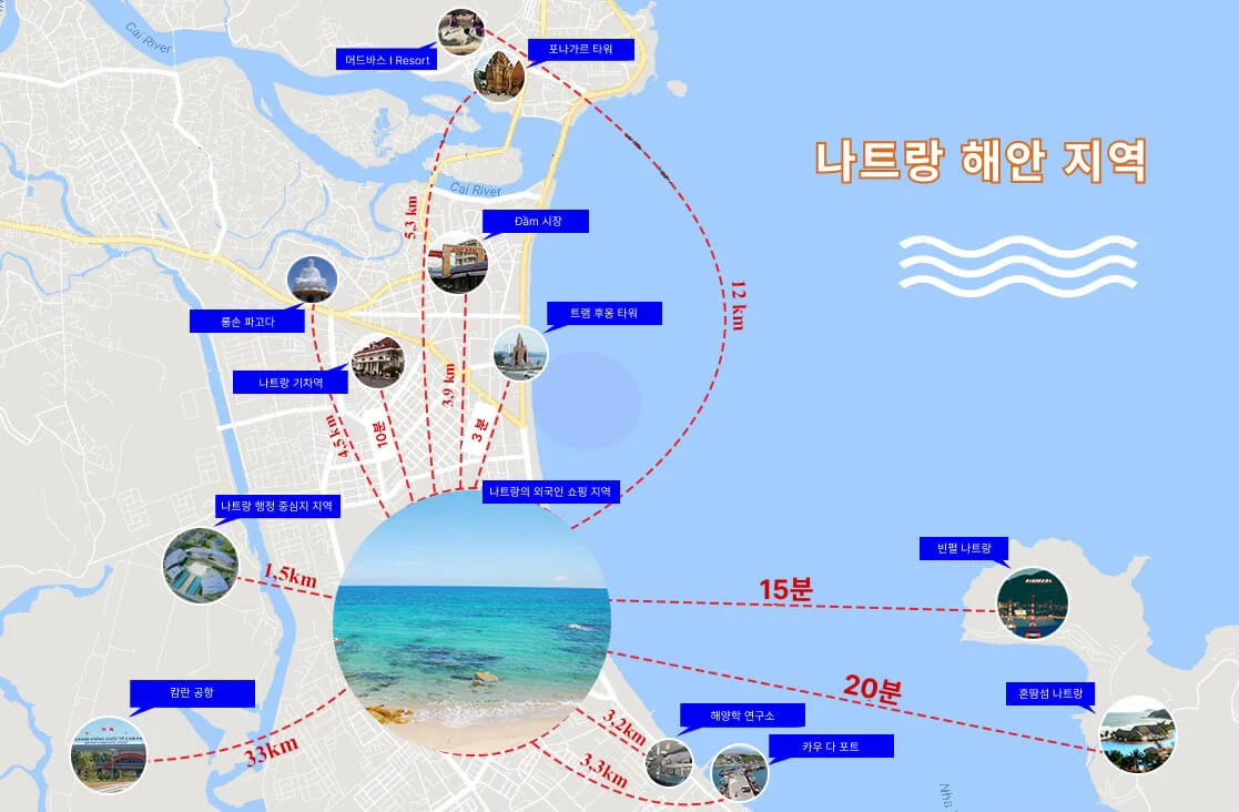 나트랑 관광지 도: 나트랑의 인기 명소 및 여행 팁 나트랑 관광지 도: 나트랑의 인기 명소 및 여행 팁